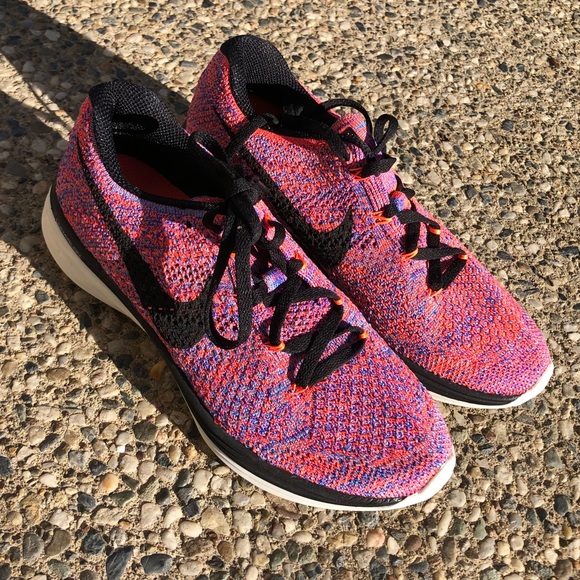 Nike Shoes - Woman’s Nike fly knit lunar 3 orange